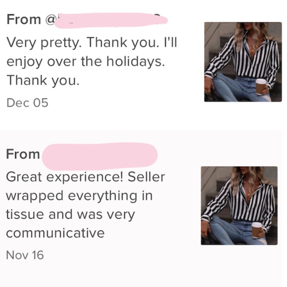 Vertical Stripes Black and White Collar Shirt Button Down - Picture 8 of 16